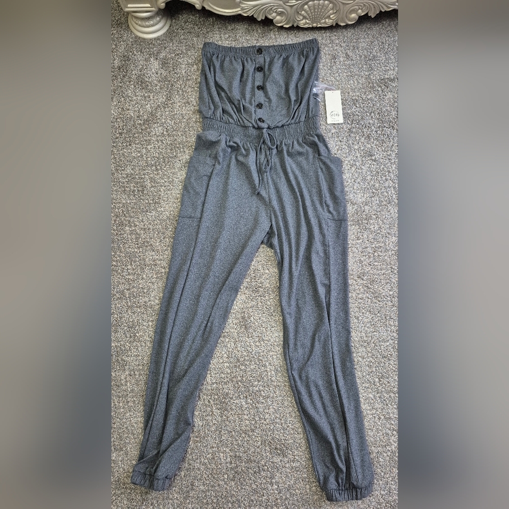 Gray Drawstring Joggers